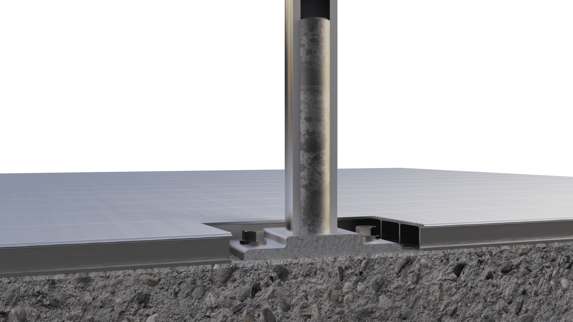 FLAT BASE .1115 Stainless Steel Balustrade project