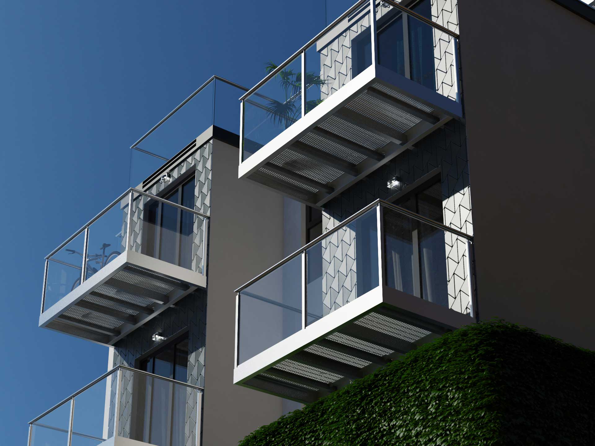 balcony-v5.211 Stainless Steel Balustrade project