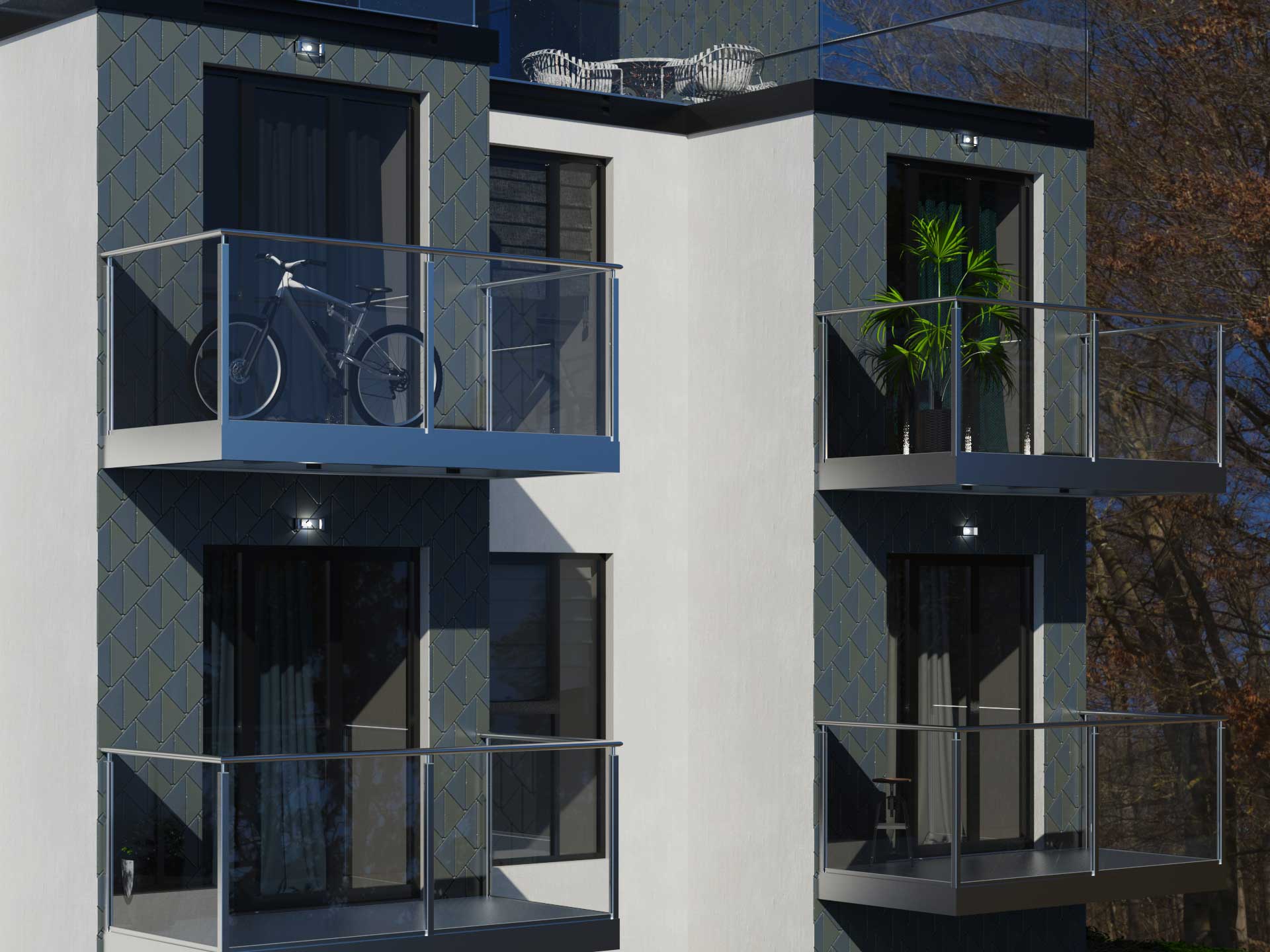 balcony-v8.213 Stainless Steel Balustrade project