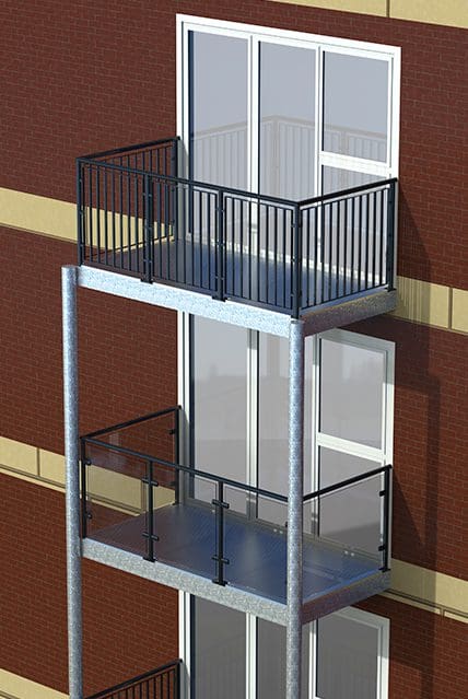 Balcony Stack Render