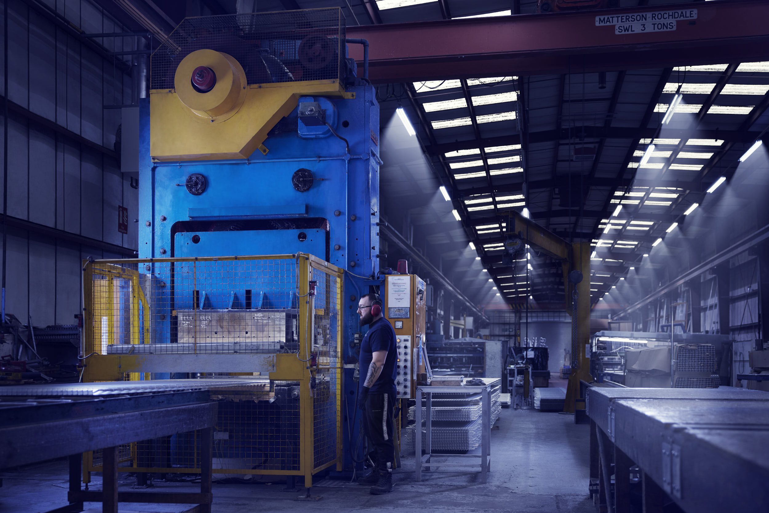 Swage Press Machine in Neaco's Factory